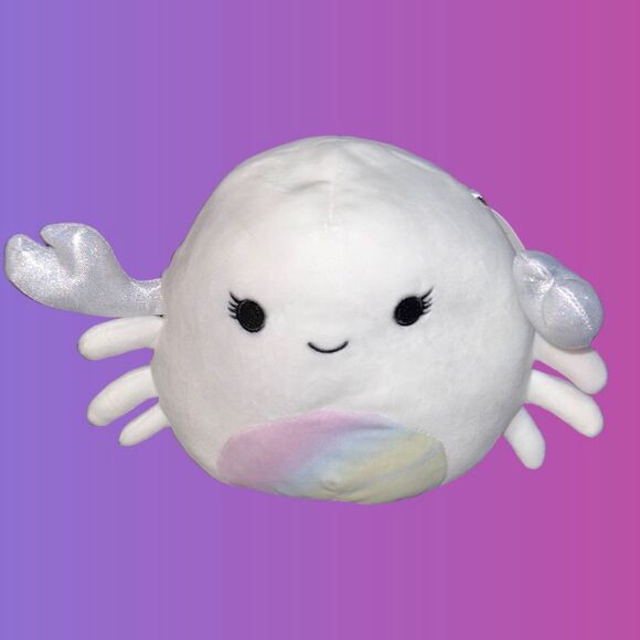 NWT Squishmallow Magela White Crab 8” - Picture 4 of 4